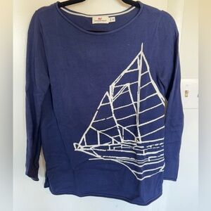 Vineyard Vines Sailboat Print Sweater